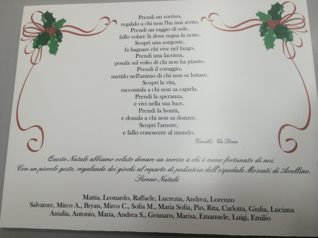 targa II B scuola Primaria - Convitto Nazionale